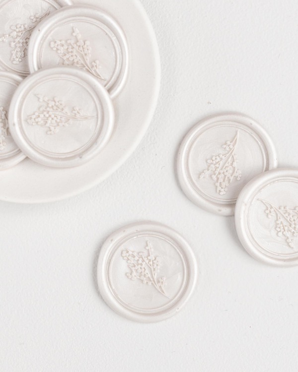 Posy Wax Seals in Pearl