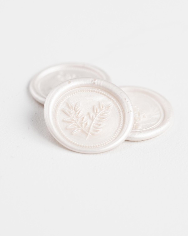 Wax Seals Shine Wedding Invitations