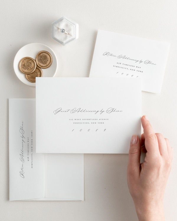 Phoebe Letterpress Wedding Invitations