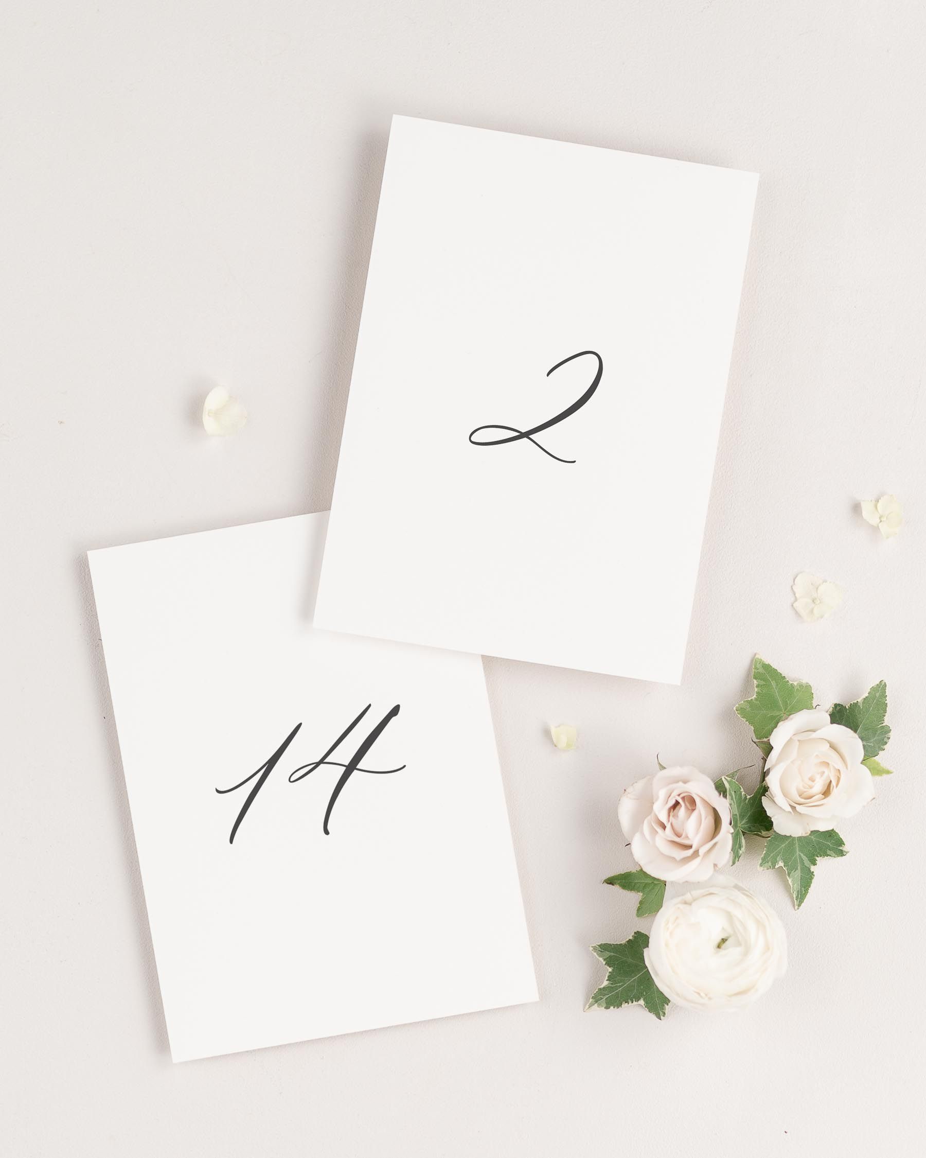 Phoebe Table Numbers