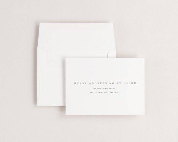 Poppy Style Guest Addressing