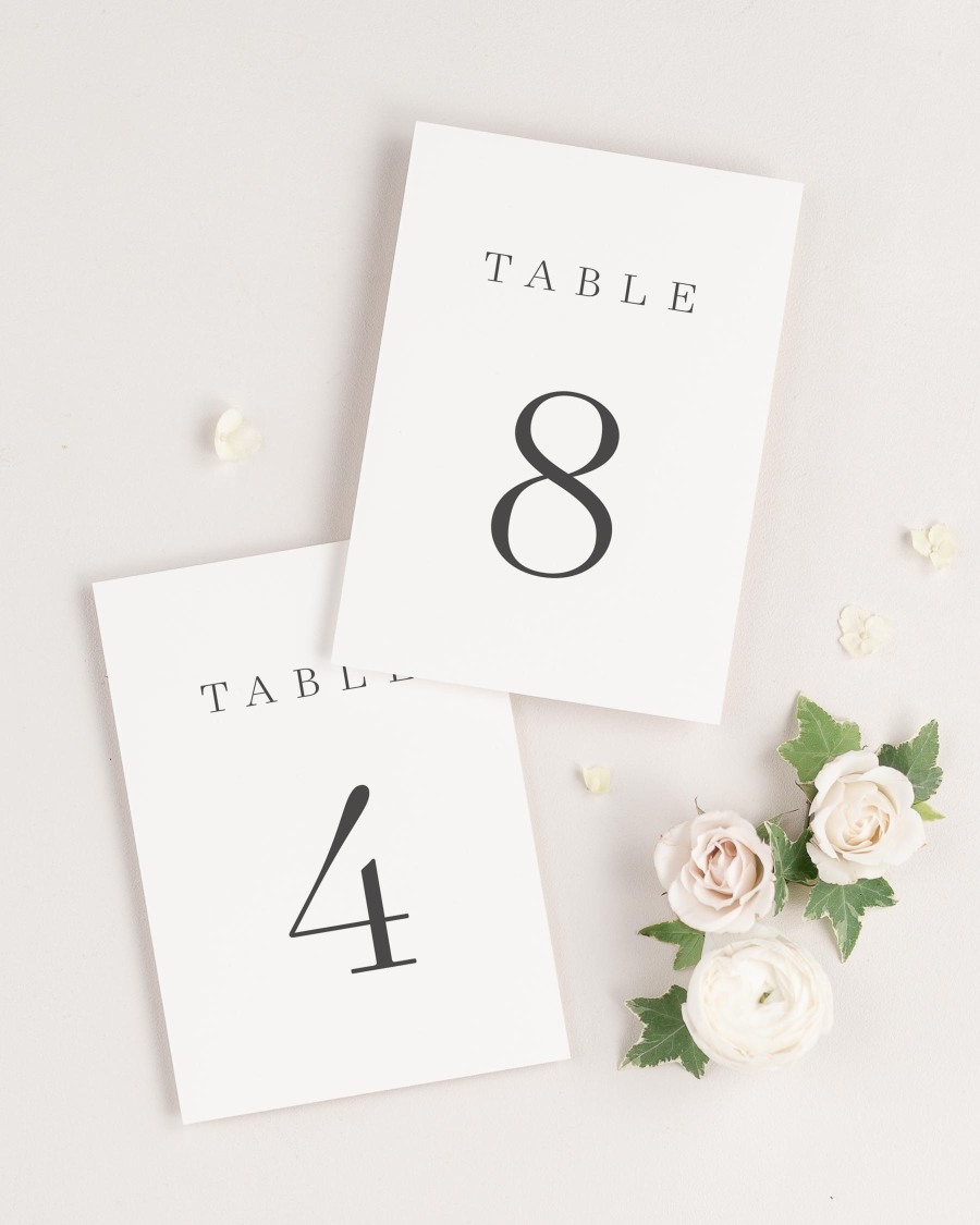 Poppy Table Numbers
