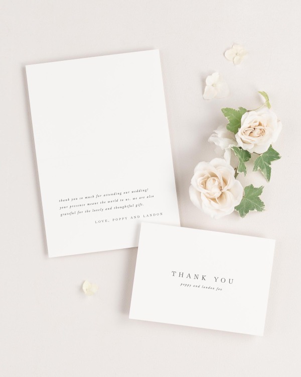 Poppy Thank You Cards