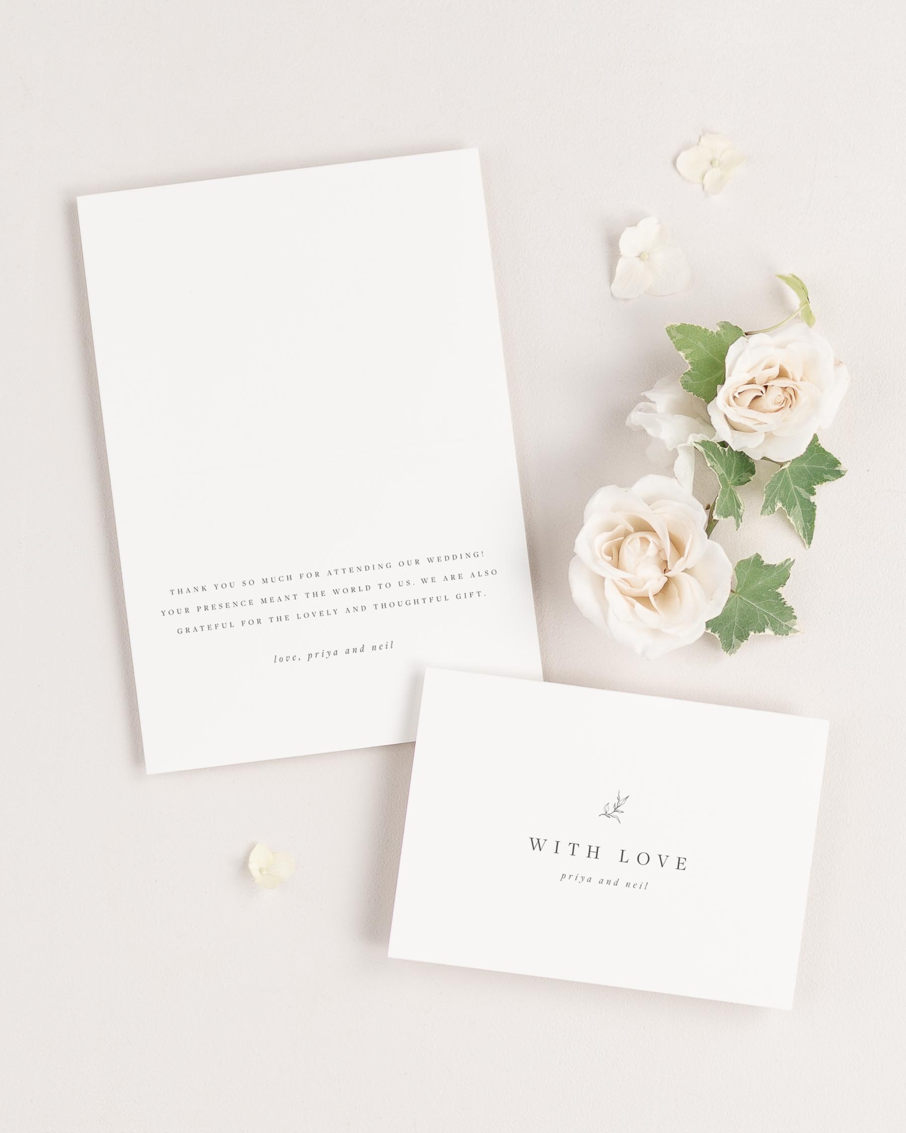 Priya Thank You Cards