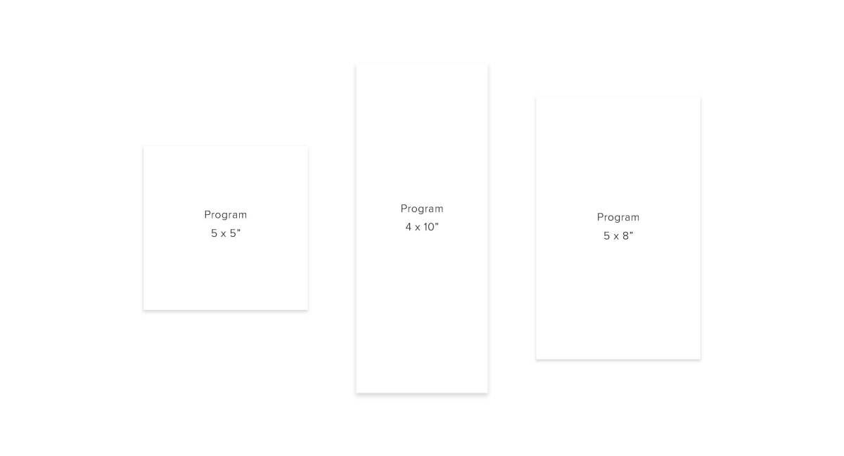 Wedding Programs Diagram