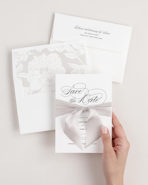 Script Elegance Save the Dates