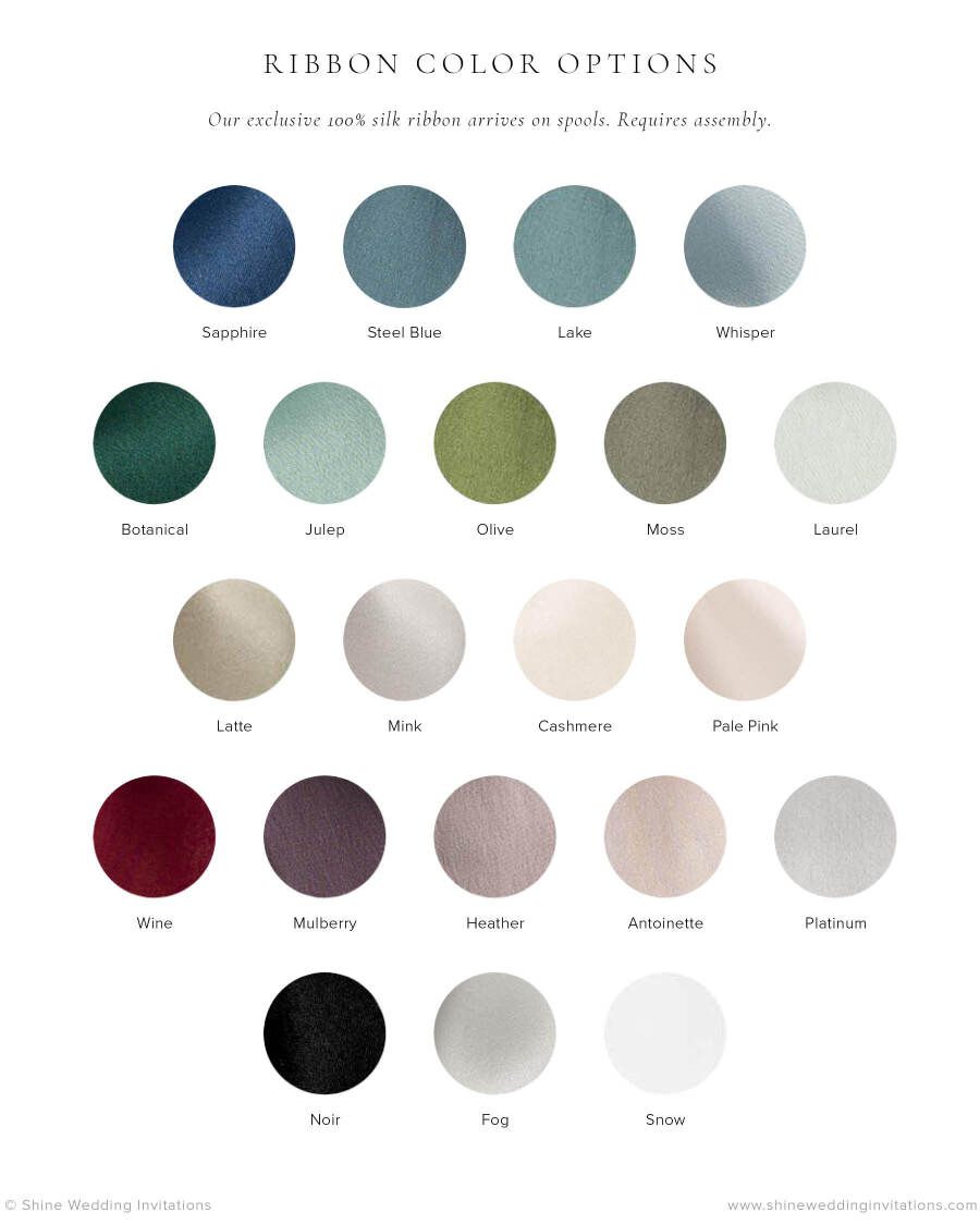 Sienna Wedding Programs Shine Wedding Invitations