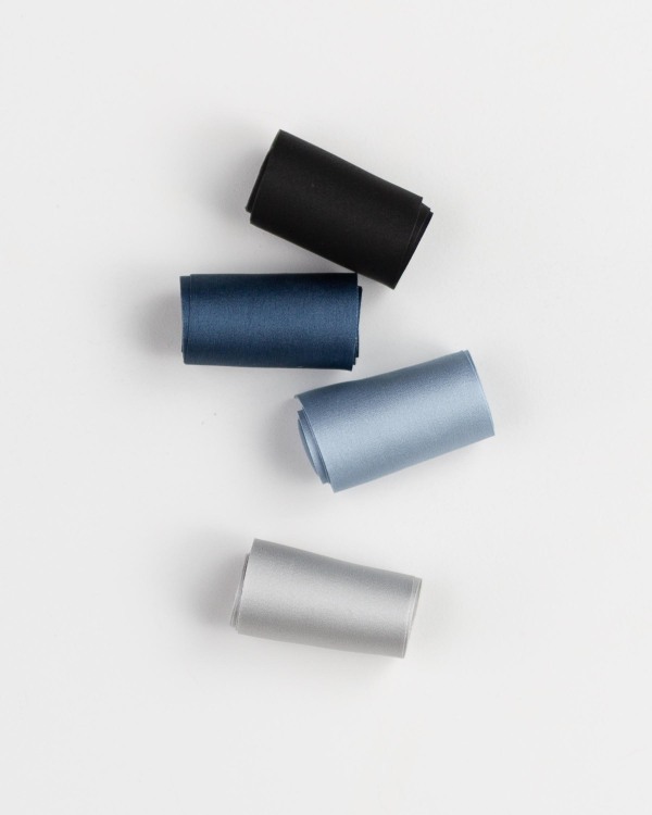 Silk Ribbon Blue Color Family