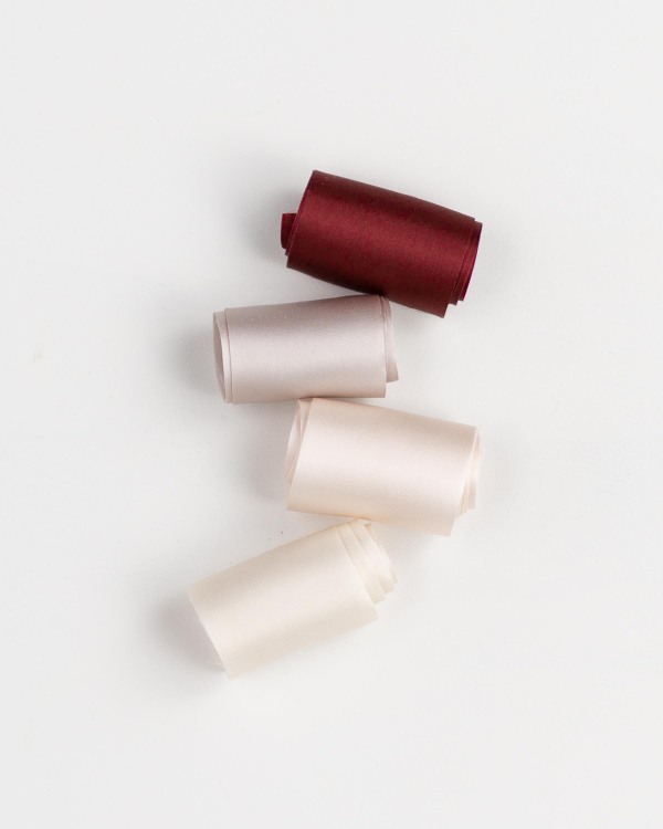 Silk Ribbon Pink Color Family