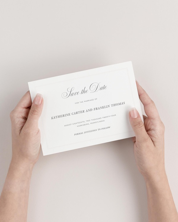 Simply Classic Save the Dates