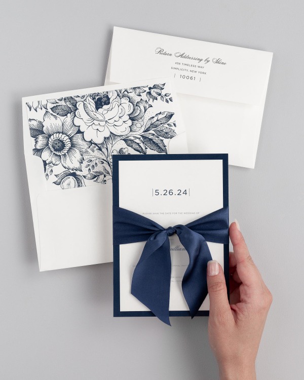 Sophisticated Modern Save the Dates