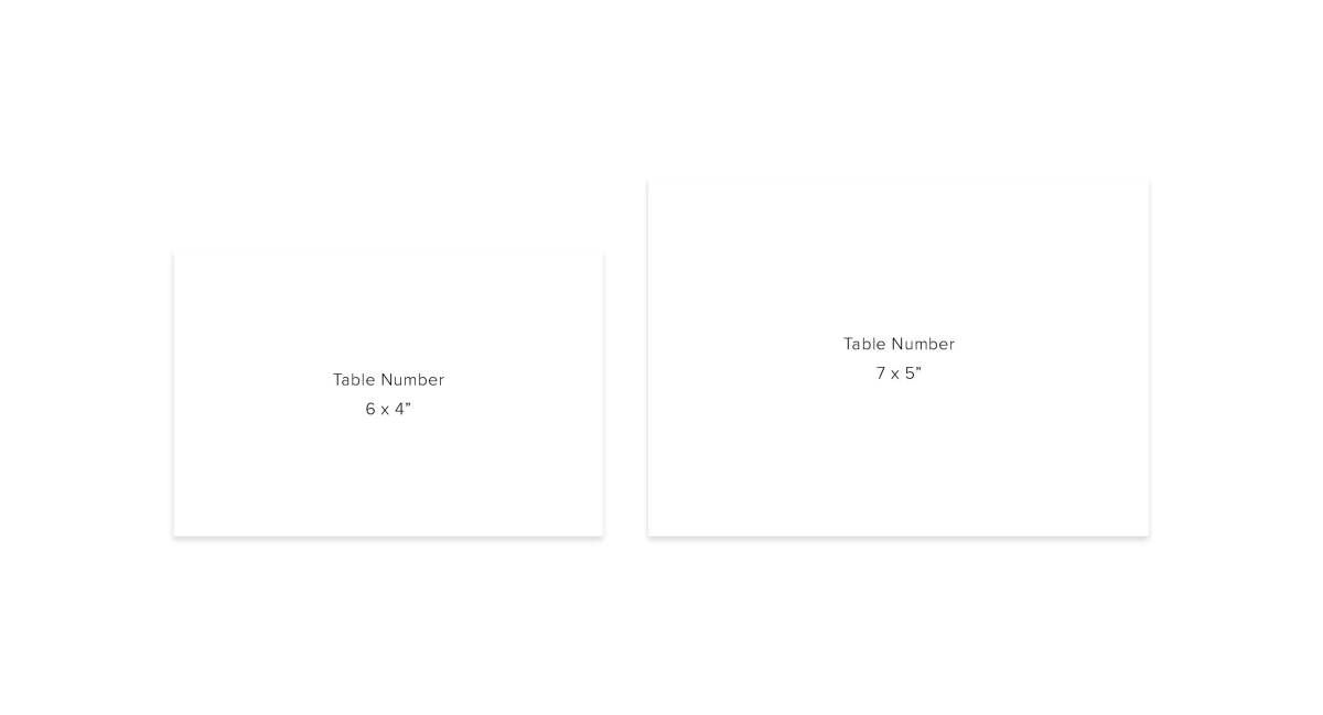 Table Numbers Diagram