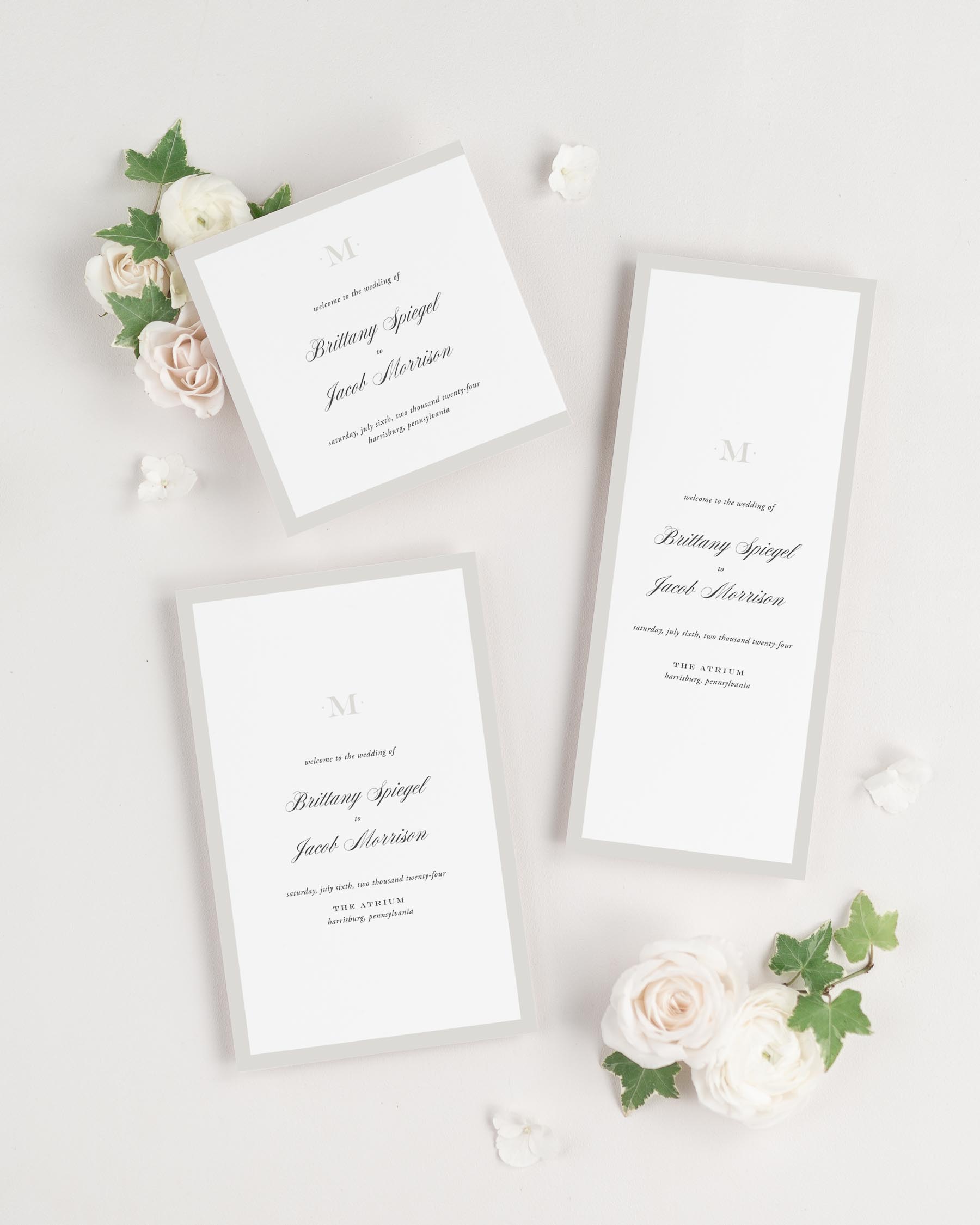 Upscale Monogram Programs