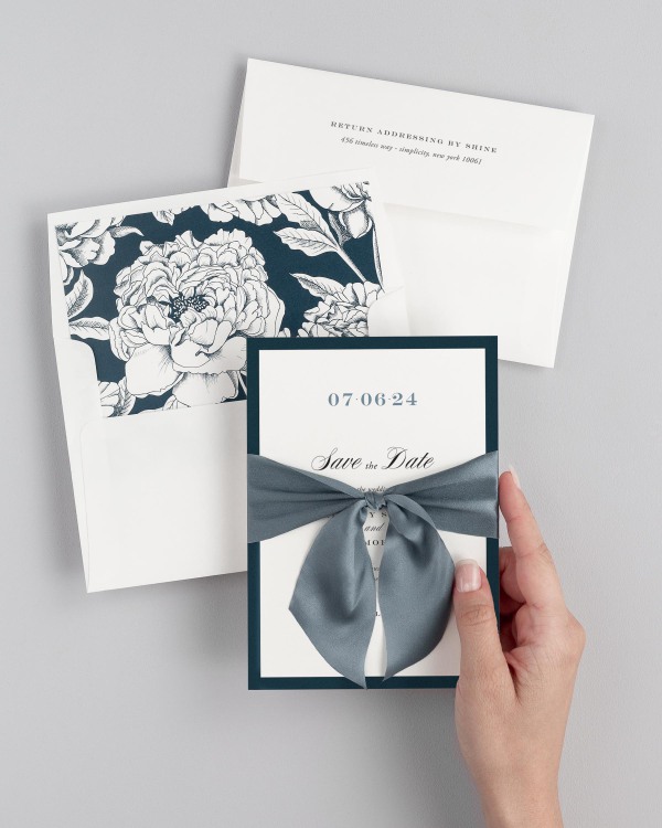 Upscale Monogram Save the Dates