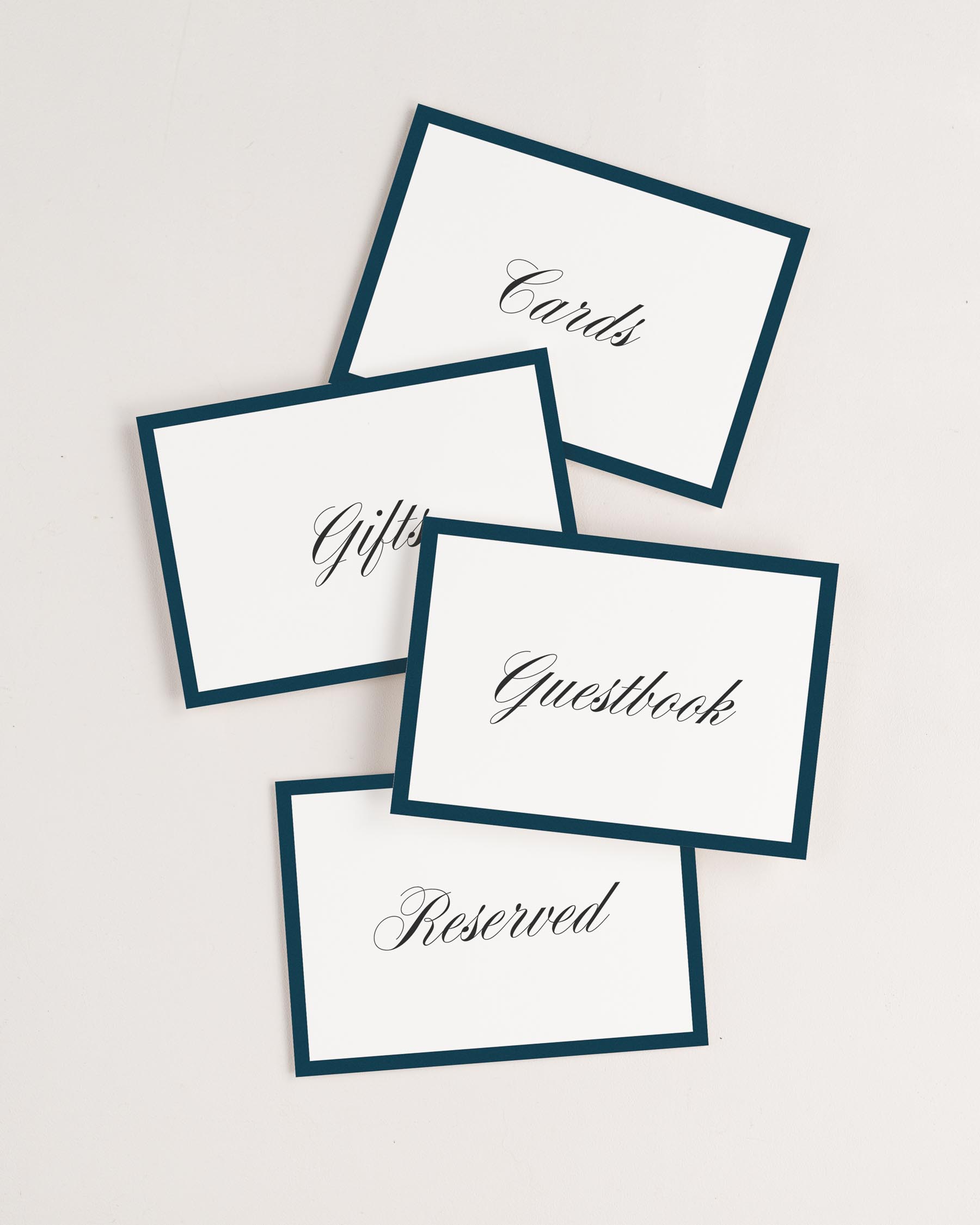 Upscale Monogram Signs