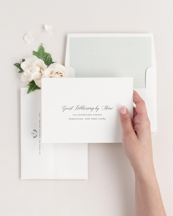 Wreath Monogram Save the Dates